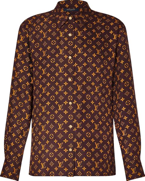 designer shirts louis vuitton|louis vuitton monogram shirt.